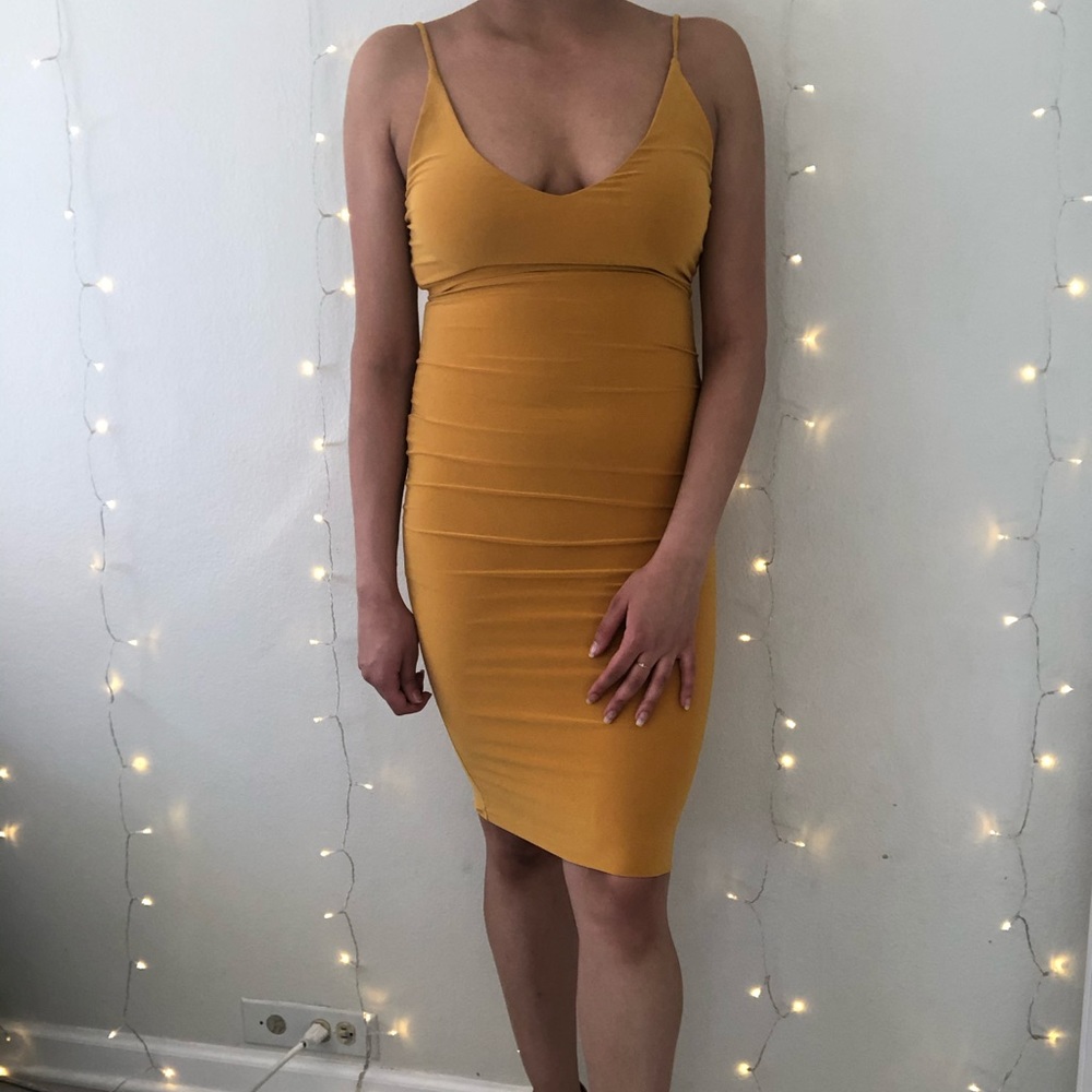 Mustard Midi Dress! Never worn!